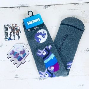 NWT FORTNITE Crew Socks & Vinyl Stickers